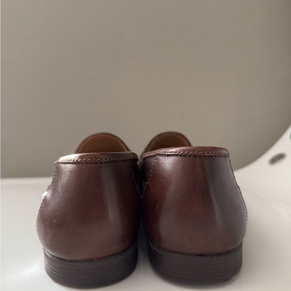 Giorgio Brutini Le Glove Woven Brown Leather Loafers with Tassels - Picture 3 of 6